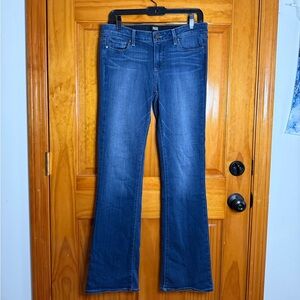 Paige High Rise Manhattan Bootcut Jeans in Lex Size 31